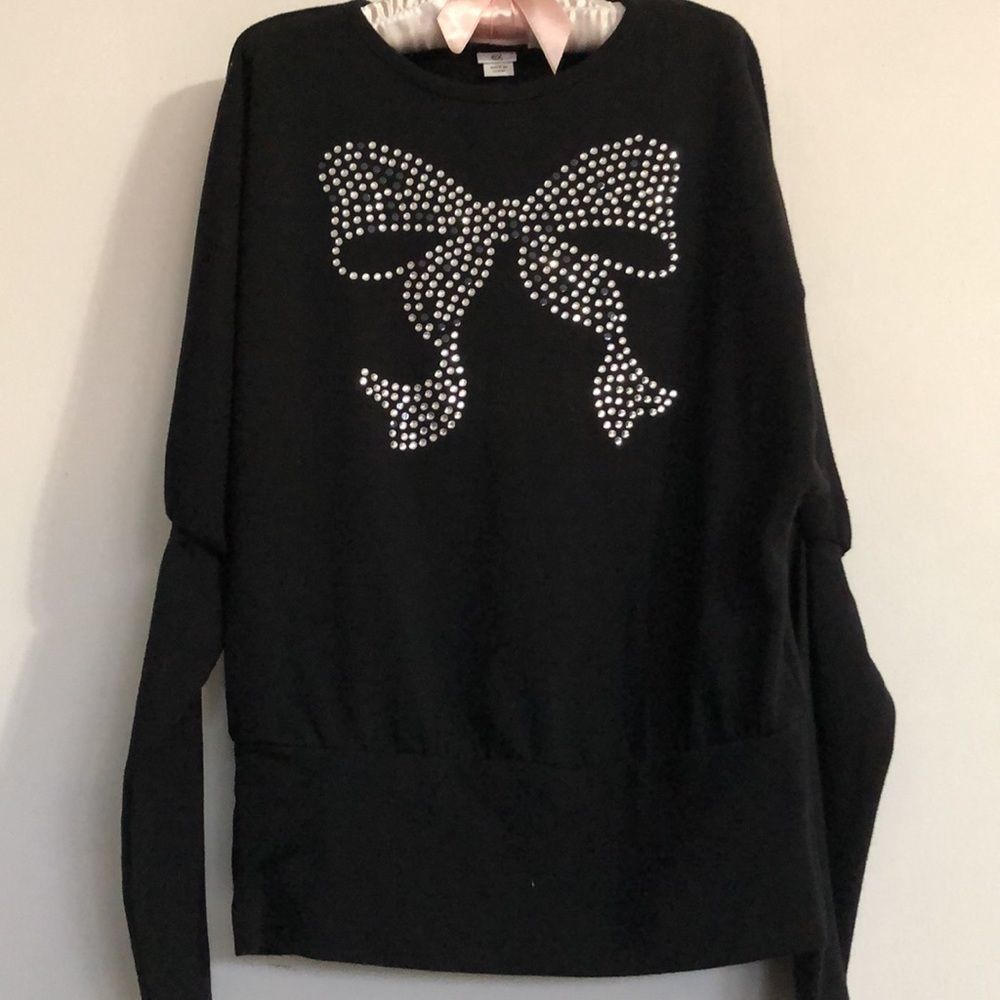 Kate Mack Rhinestone Bow Top, Size 6X - Picture 9 of 10